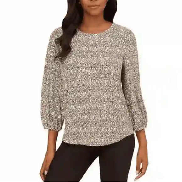 Adrianna Papell Tops - Adrianna Papell Women's 3/4 Sleeve Keyhole Top